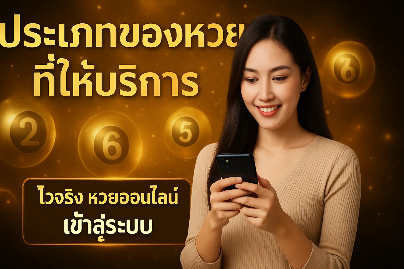 ภาพประกอบหัวข้อ ประเภทของหวยที่ให้บริการ