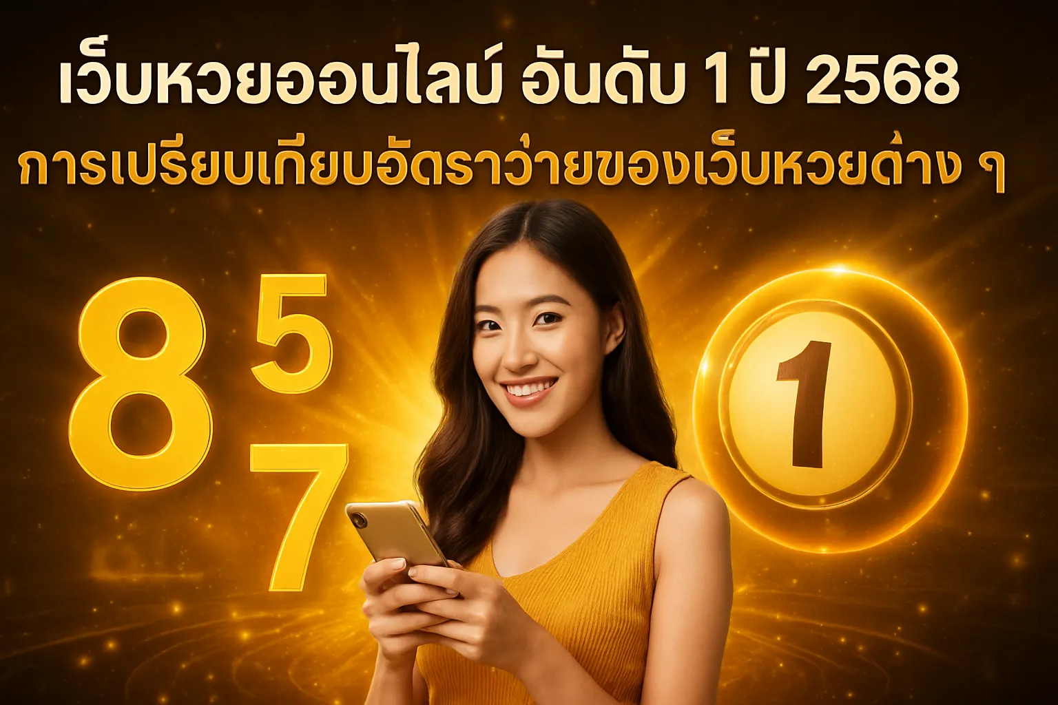 ภาพประกอบหัวข้อ การเปรียบเทียบอัตราจ่ายของเว็บหวยต่าง ๆ