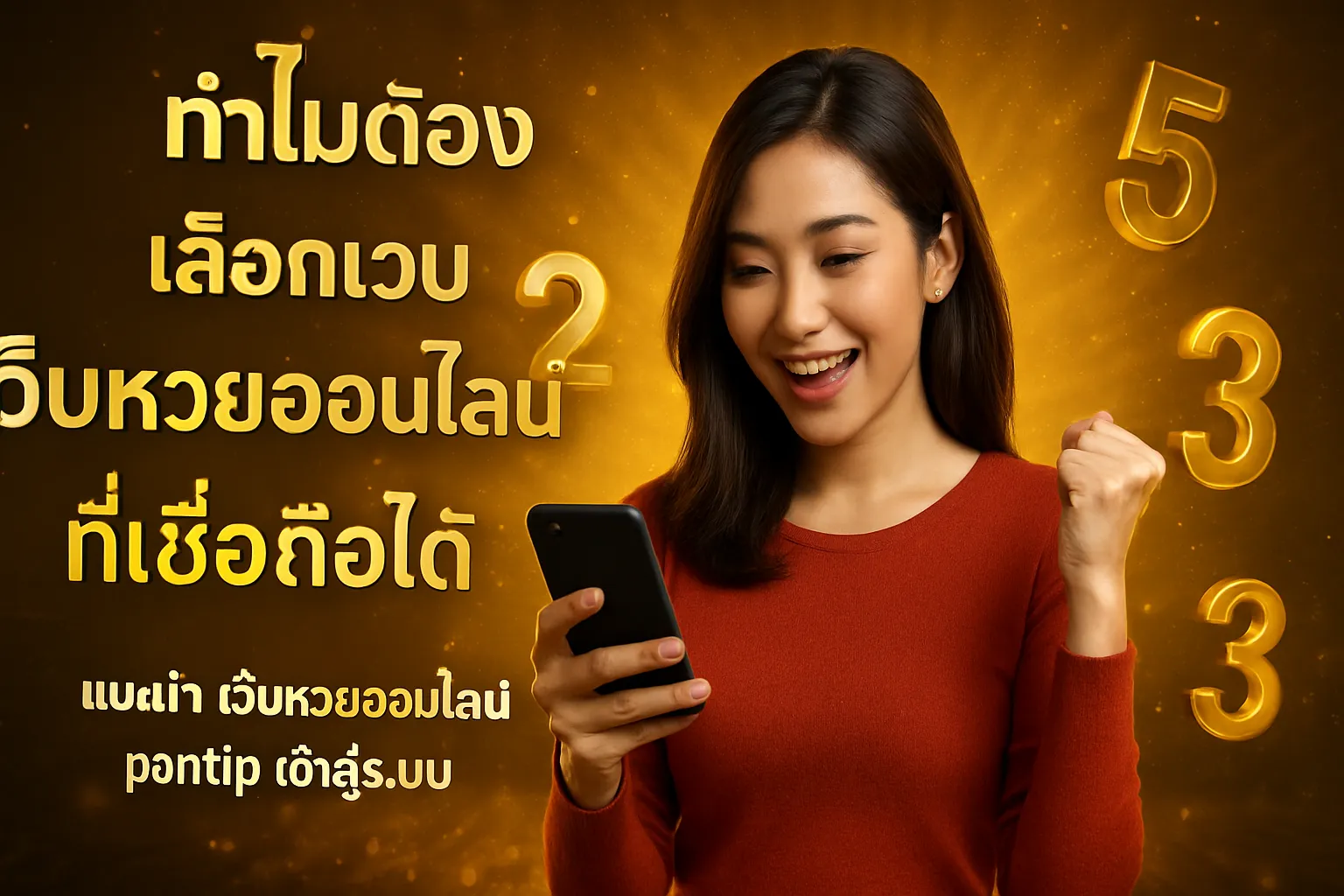 ภาพประกอบหัวข้อ ทำไมต้องเลือกเว็บหวยออนไลน์ที่เชื่อถือได้