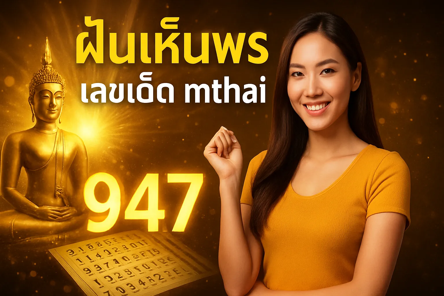 ภาพประกอบหัวข้อ เลขเด็ดที่เกี่ยวข้องกับการฝันเห็นพระ