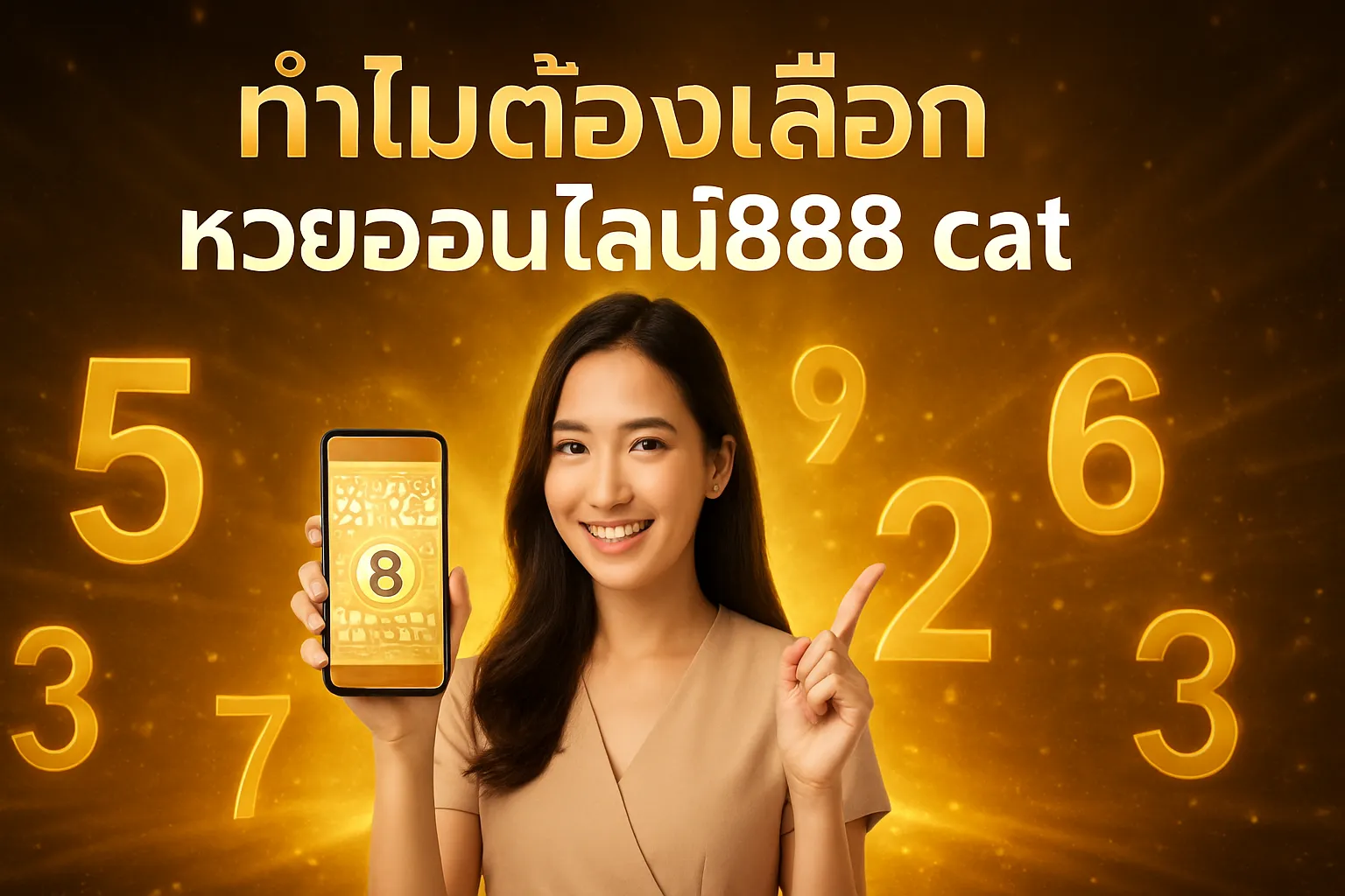 ภาพประกอบหัวข้อ ทำไมต้องเลือกหวยออนไลน์
