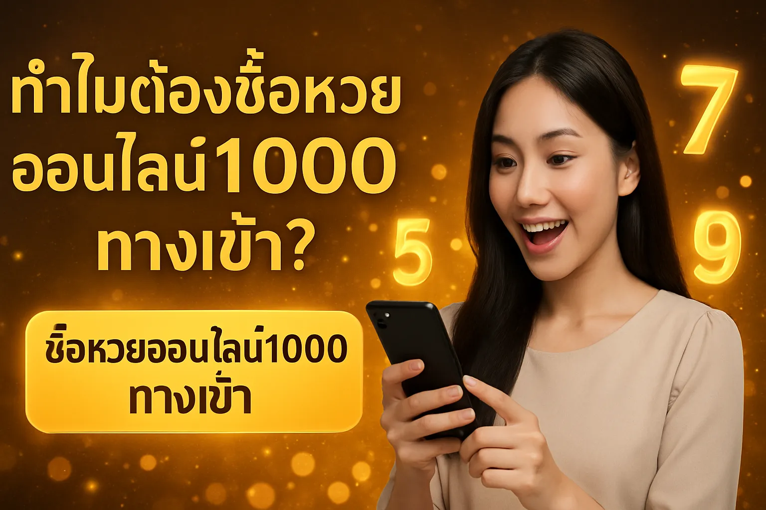 ภาพประกอบหัวข้อ ทำไมต้องซื้อหวยออนไลน์1000 ทางเข้า?