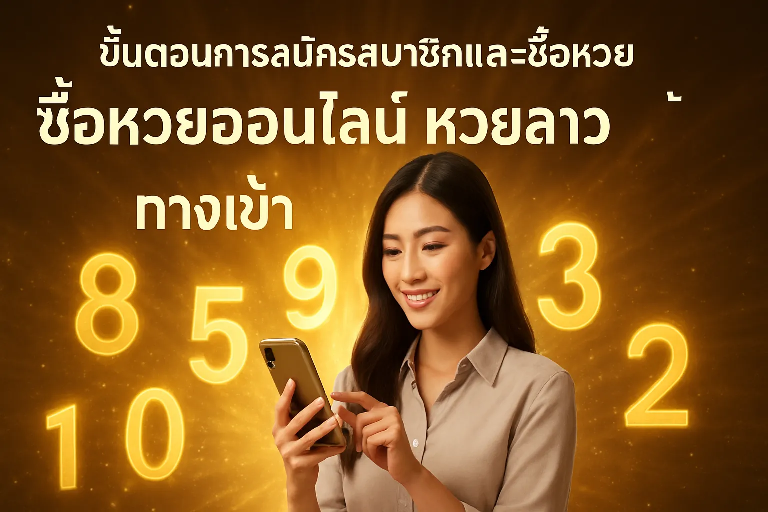 ภาพประกอบหัวข้อ ขั้นตอนการสมัครสมาชิกและซื้อหวย