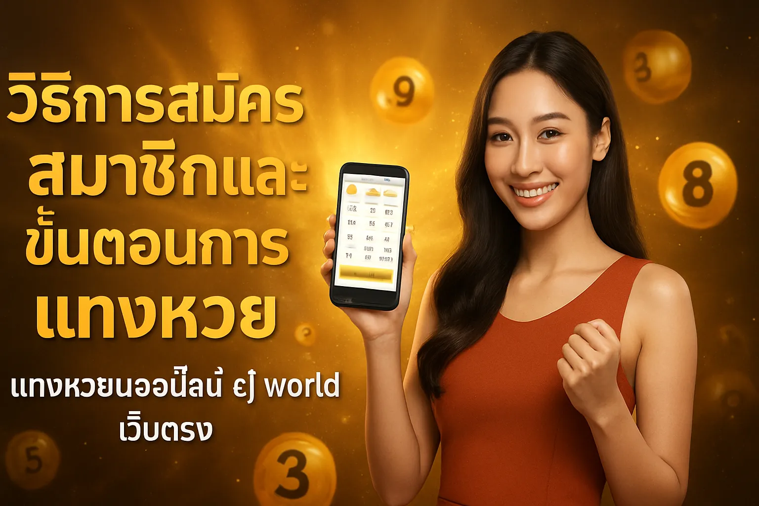 ภาพประกอบหัวข้อ วิธีการสมัครสมาชิกและขั้นตอนการแทงหวย