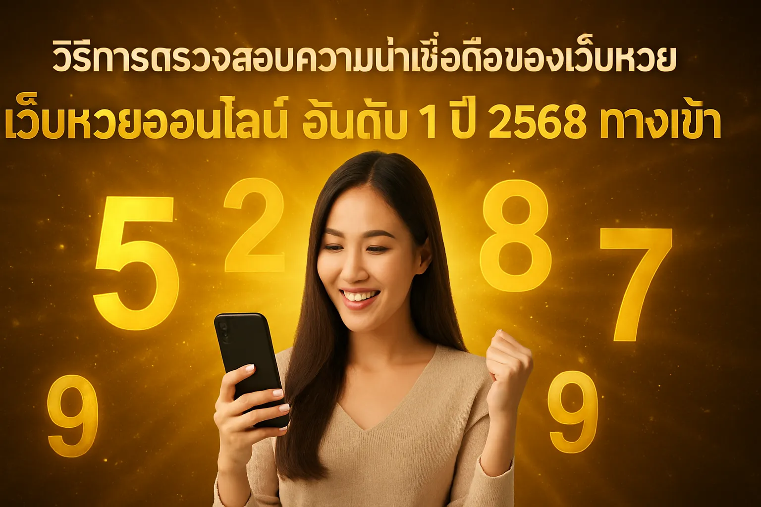 ภาพประกอบหัวข้อ วิธีการตรวจสอบความน่าเชื่อถือของเว็บหวย