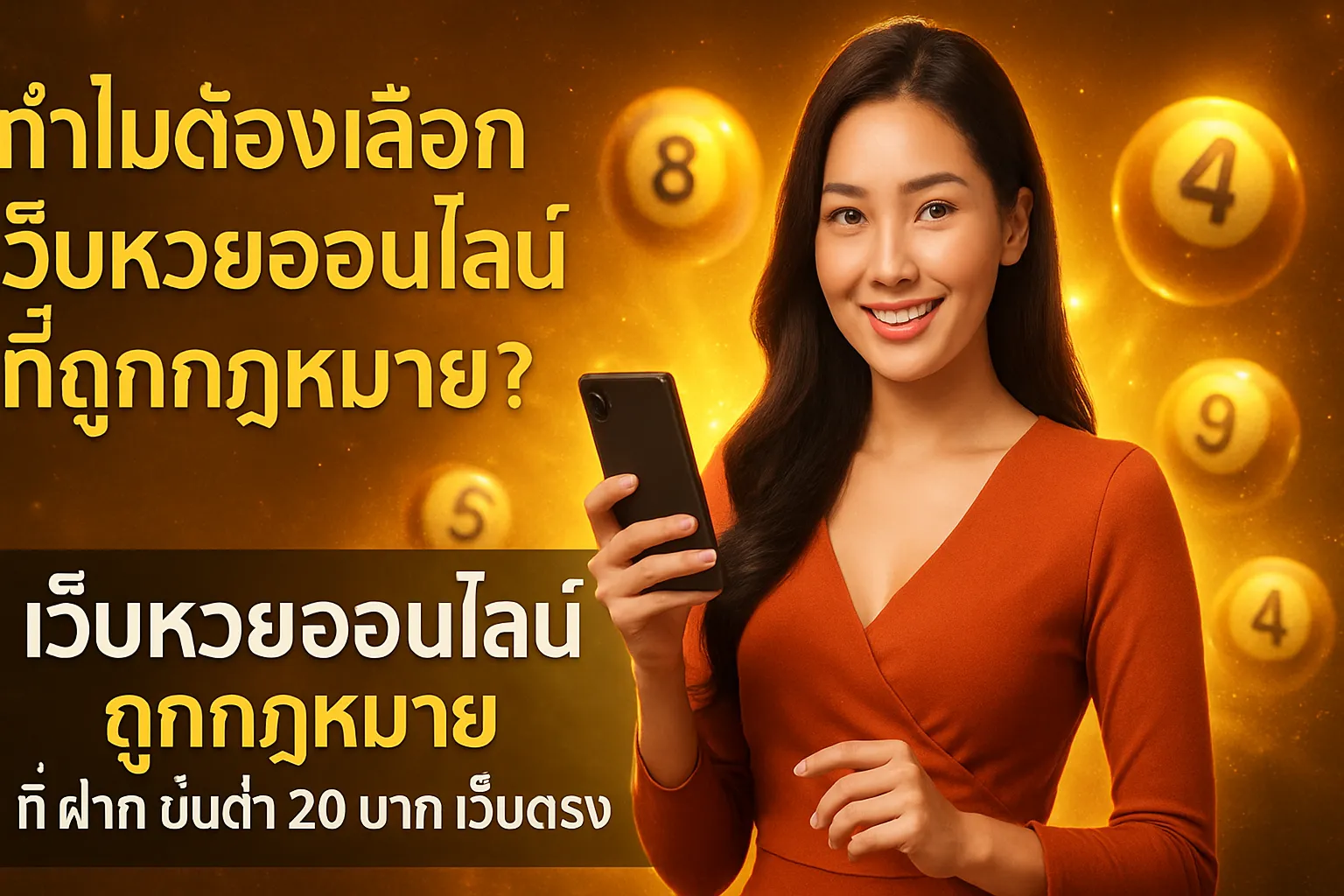 ภาพประกอบหัวข้อ ทำไมต้องเลือกเว็บหวยออนไลน์ที่ถูกกฎหมาย