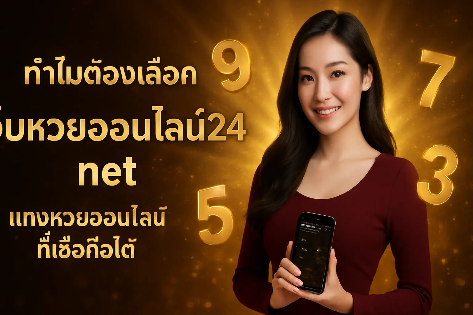 ภาพประกอบหัวข้อ ทำไมต้องเลือกเว็บหวยออนไลน์24 net