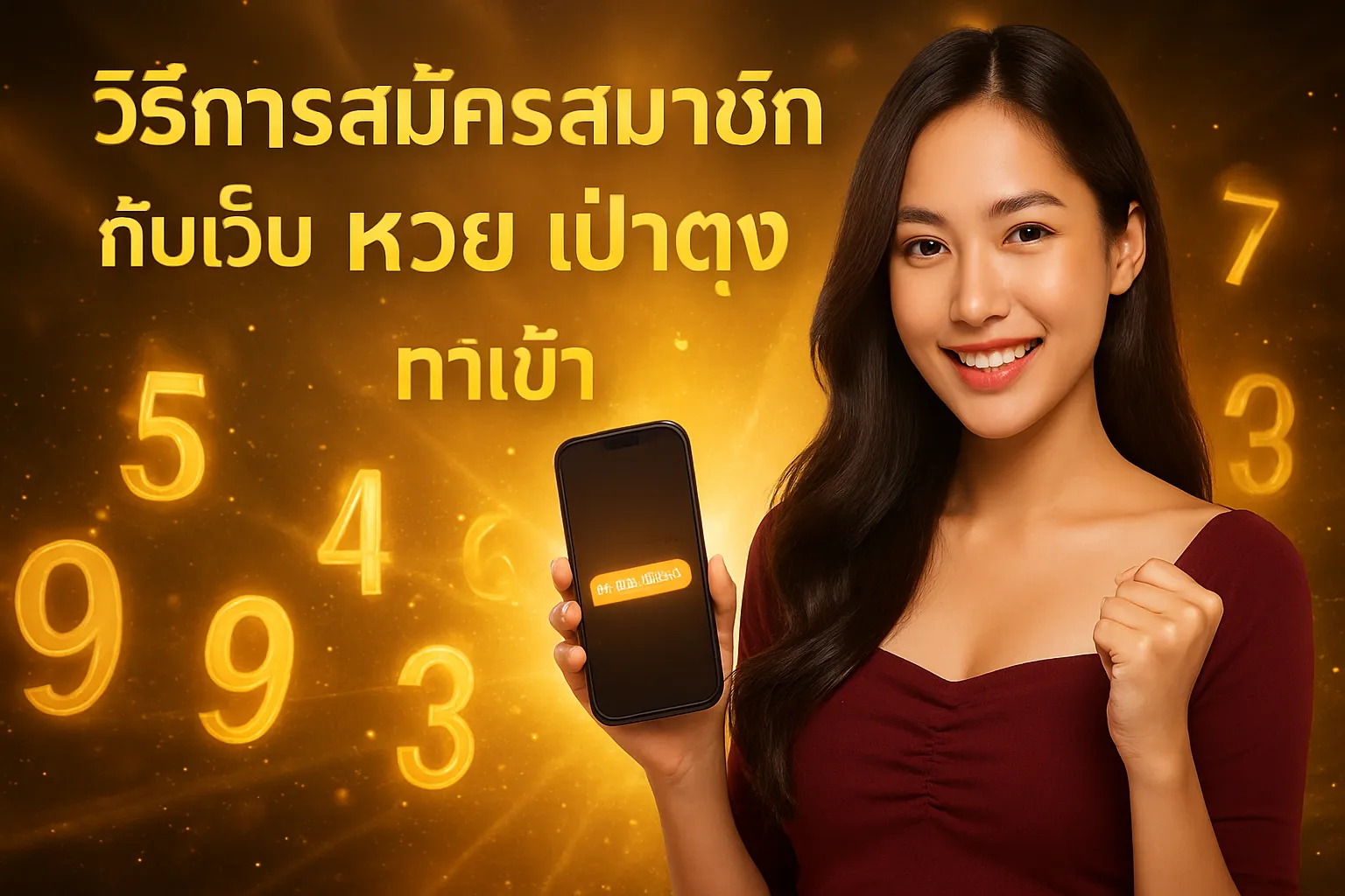 ภาพประกอบหัวข้อ วิธีการสมัครสมาชิกกับเว็บ หวย เป๋าตุง