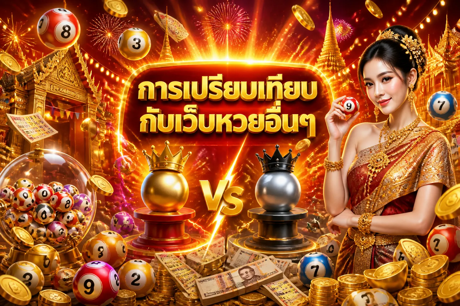 ภาพประกอบหัวข้อ การเปรียบเทียบกับเว็บหวยอื่นๆ