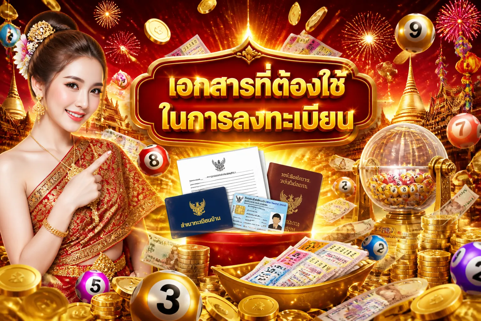 ภาพประกอบหัวข้อ เอกสารที่ต้องใช้ในการลงทะเบียน