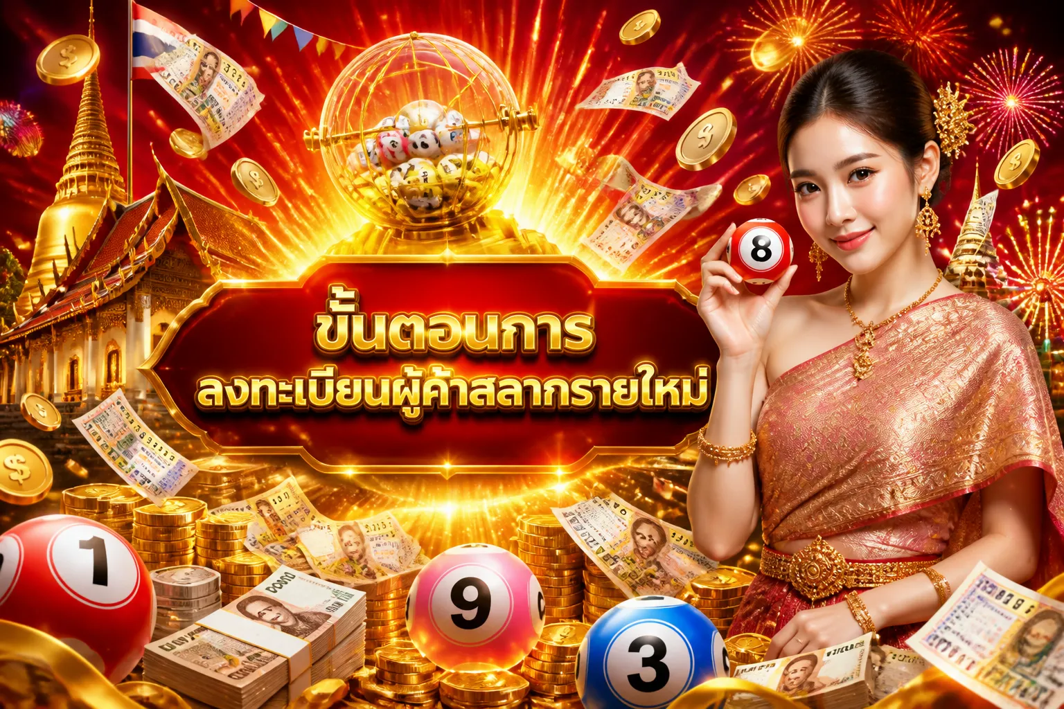 ภาพประกอบหัวข้อ ขั้นตอนการลงทะเบียนผู้ค้าสลากรายใหม่