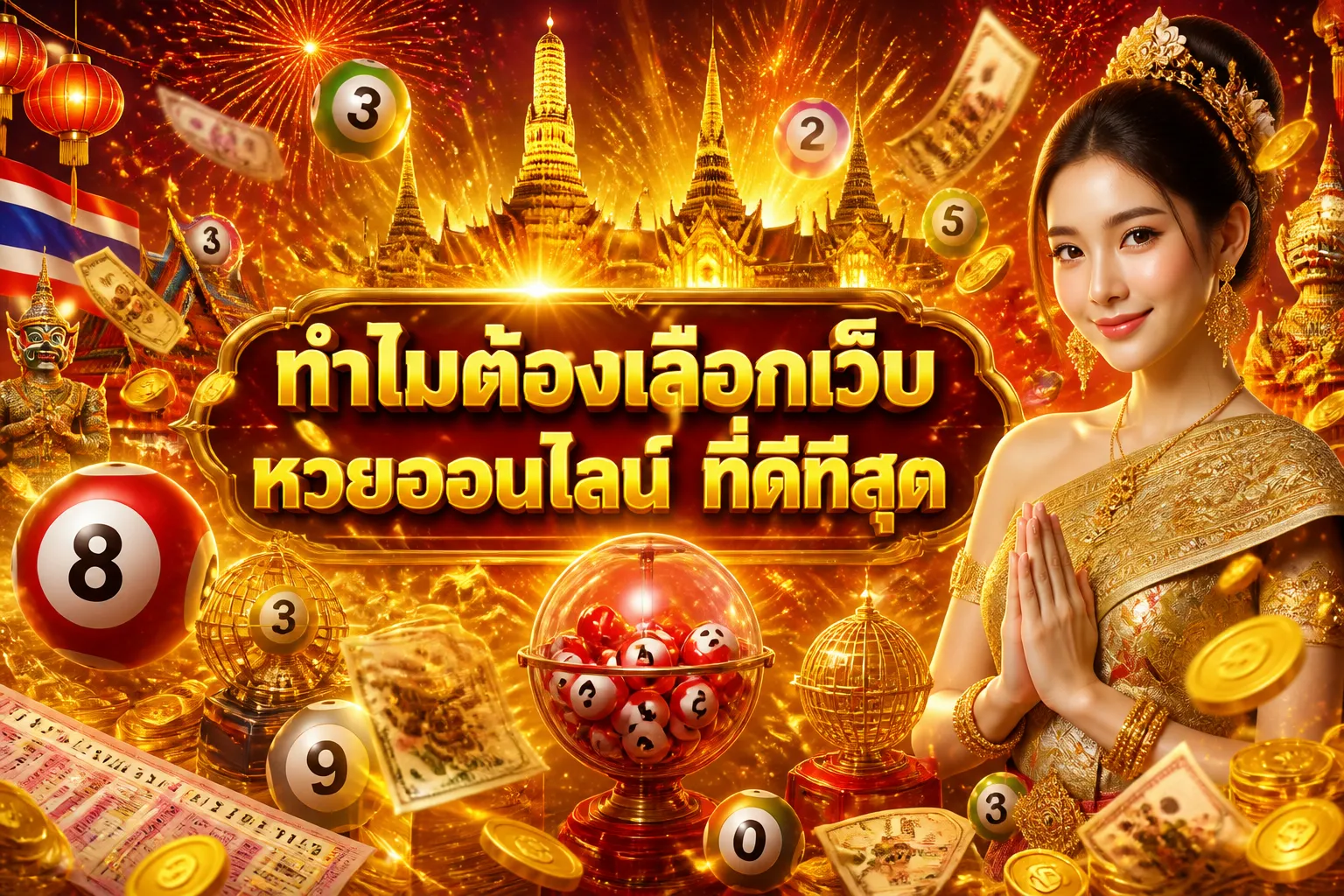 ภาพประกอบหัวข้อ ทำไมต้องเลือกเว็บ หวยออนไลน์ ที่ดีที่สุด